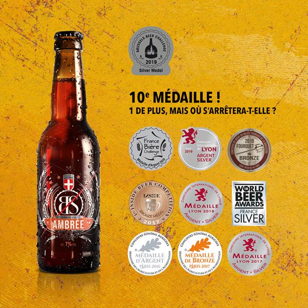 Brussels Beer Challenge : médaille d’Argent pour l’Ambrée ! 